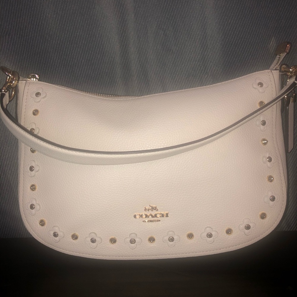 Coach Chelsea floral rivet shoulderbag